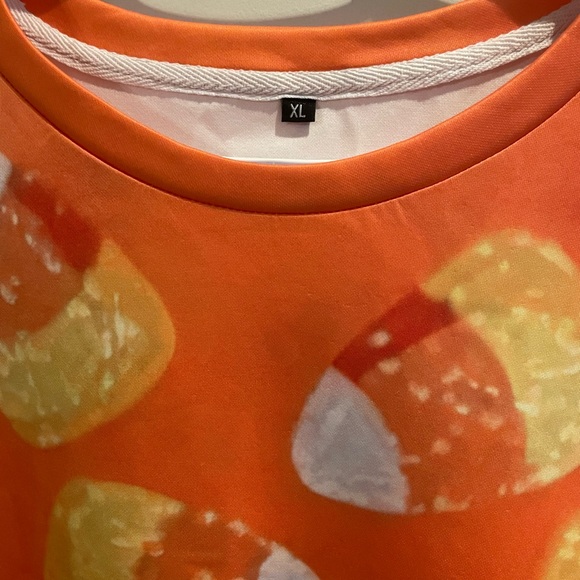 Candy Corn XL Halloween Sweater Top Shirt NWOTs - Picture 4 of 4